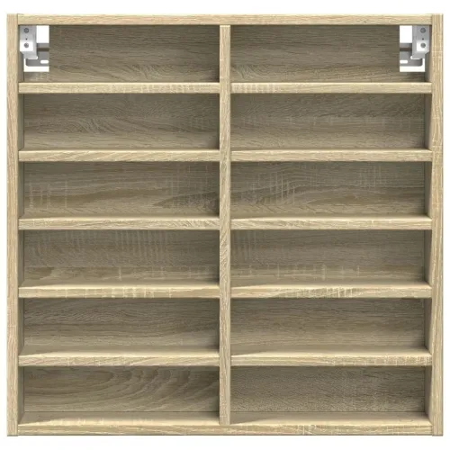 Vitrina boja hrasta sonome 60x8,5x58 cm konstruirano drvo - Sonoma hrast 60 x 8.5 x 58 cm Cijena