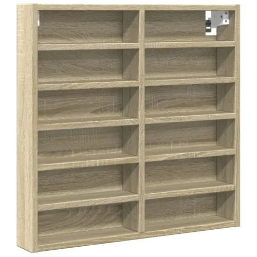 Vitrina boja hrasta sonome 60x8,5x58 cm konstruirano drvo - Sonoma hrast 60 x 8.5 x 58 cm Cijena