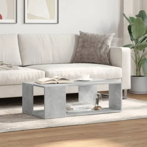 Stolić za kavu boja betona 89,5x48x30 cm konstruirano drvo - Beton siva 89.5 x 48 x 30 cm Cijena