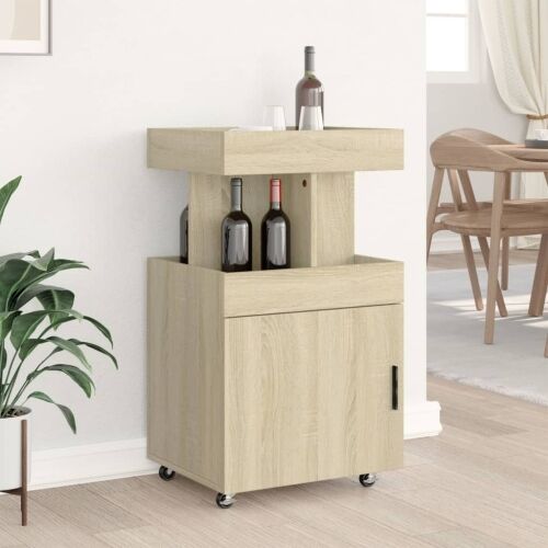 Barska kolica boja hrasta sonome 50x41x89 cm konstruirano drvo - Sonoma hrast Cijena