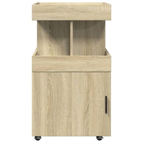 Barska kolica boja hrasta sonome 50x41x89 cm konstruirano drvo - Sonoma hrast Cijena