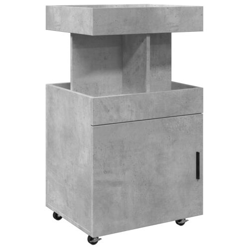 Barska kolica siva boja betona 50x41x89 cm konstruirano drvo - Beton siva Cijena