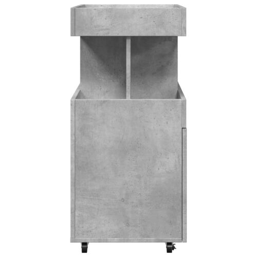 Barska kolica siva boja betona 50x41x89 cm konstruirano drvo - Beton siva Cijena