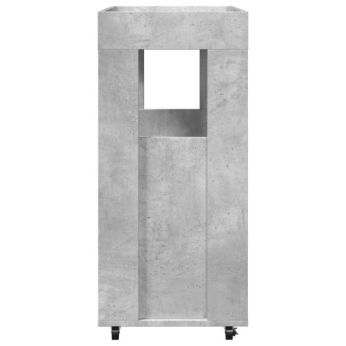 Barska kolica boja betona 60x39,5x89 cm od konstruiranog drva - Beton siva Cijena
