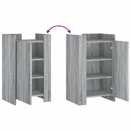 Komoda siva boja hrasta 45x35x75 cm od konstruiranog drva - Sivi hrast sonoma Cijena