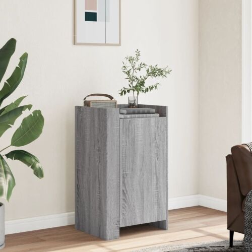 Komoda siva boja hrasta 45x35x75 cm od konstruiranog drva - Sivi hrast sonoma Cijena