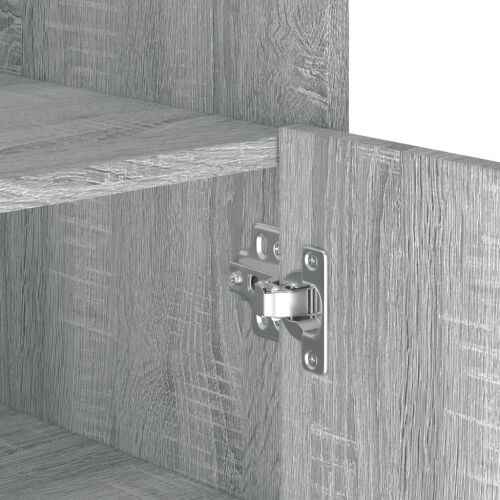Komoda siva boja hrasta 45x35x75 cm od konstruiranog drva - Sivi hrast sonoma Cijena