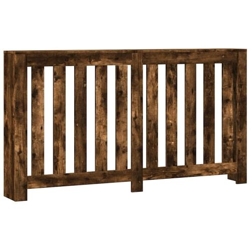 Maska za radijator - Pokrov za radijator boja hrasta 149x20x82 cm konstruirano drvo - Dimljeni hrast 149 x 20 x 82 cm 1 Okomite  Cijena