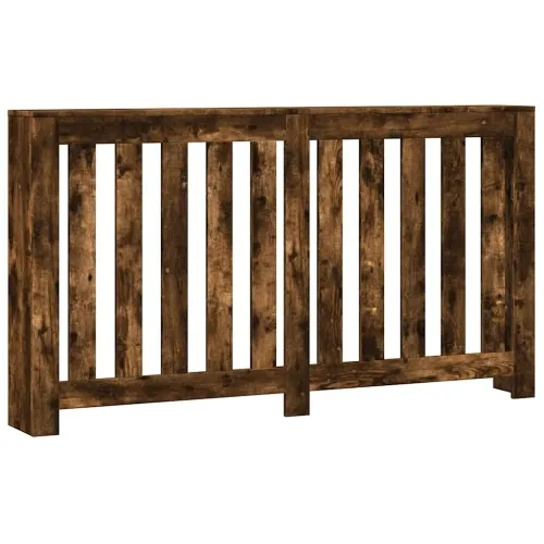 Maska za radijator - Pokrov za radijator boja hrasta 149x20x82 cm konstruirano drvo - Dimljeni hrast 149 x 20 x 82 cm Okomite le Cijena