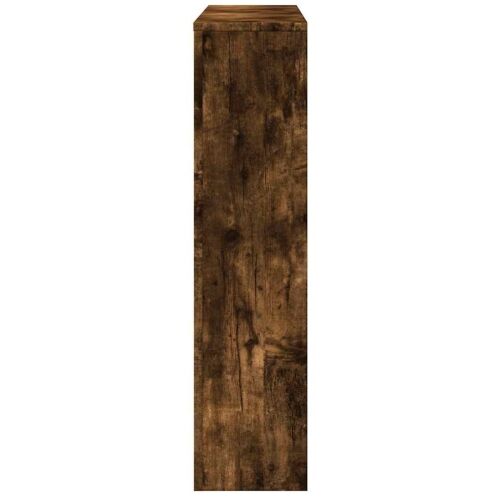Maska za radijator - Pokrov za radijator boja hrasta 149x20x82 cm konstruirano drvo - Dimljeni hrast 149 x 20 x 82 cm 1 Okomite  Cijena