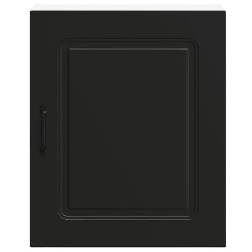 Zidni kuhinjski ormarić Kalmar Crni inženjerski drvo - Crna 1x zidni ormarić (1 vrata) 50 cm širok 60 cm visok Cijena