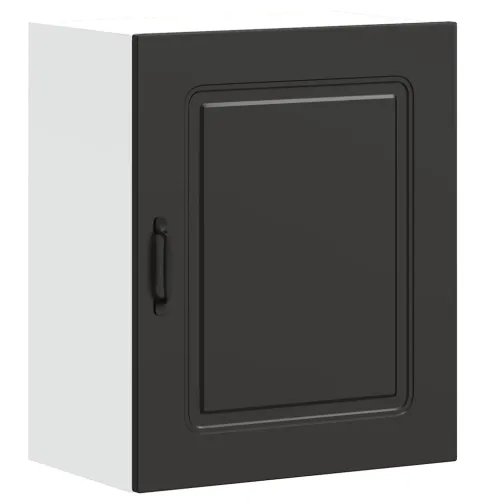 Zidni kuhinjski ormarić Kalmar Crni inženjerski drvo - Crna 1x zidni ormarić (1 vrata) 50 cm širok 60 cm visok Cijena