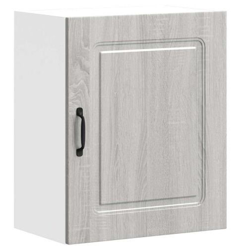 Zidni kuhinjski ormarić Kalmar sivi, sonoma inženjerski drvo - Sivi hrast sonoma 1x zidni ormarić (1 vrata) 50 cm širok 60 cm vi Cijena