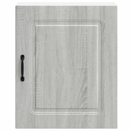 Zidni kuhinjski ormarić Kalmar sivi, sonoma inženjerski drvo - Sivi hrast sonoma 1x zidni ormarić (1 vrata) 50 cm širok 60 cm vi Cijena