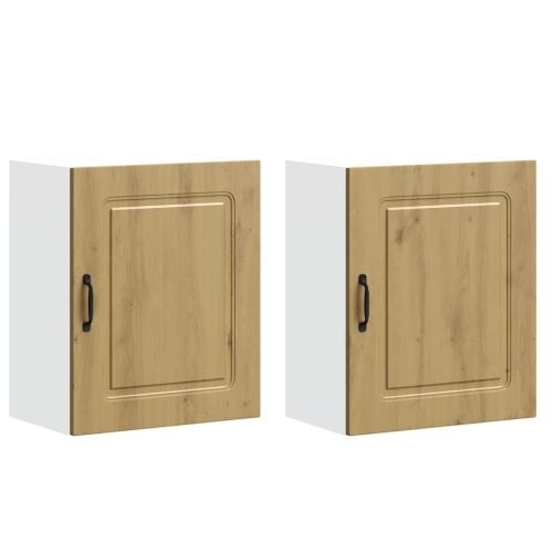 Zidni kuhinjski ormarići 2 kom Kalmar Artisan hrast, inženjersko drvo - hrast artisan 2x zidni ormarić (1 vrata) 50 cm širok 60  Cijena