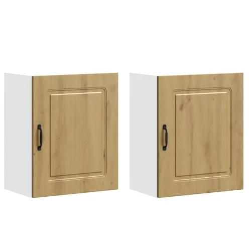 Zidni kuhinjski ormarići 2 kom Kalmar Artisan hrast, inženjersko drvo - hrast artisan 2x zidni ormarić (1 vrata) 50 cm širok 60  Cijena