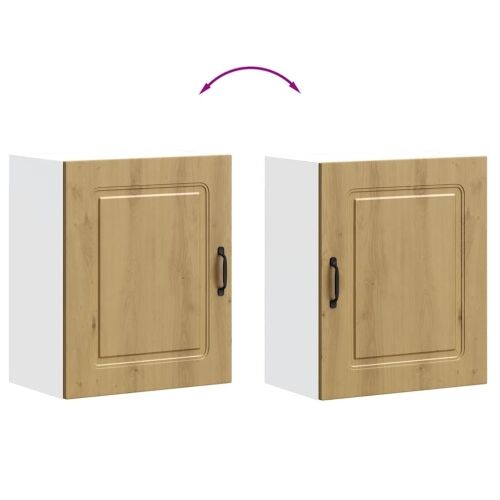 Zidni kuhinjski ormarići 2 kom Kalmar Artisan hrast, inženjersko drvo - hrast artisan 2x zidni ormarić (1 vrata) 50 cm širok 60  Cijena