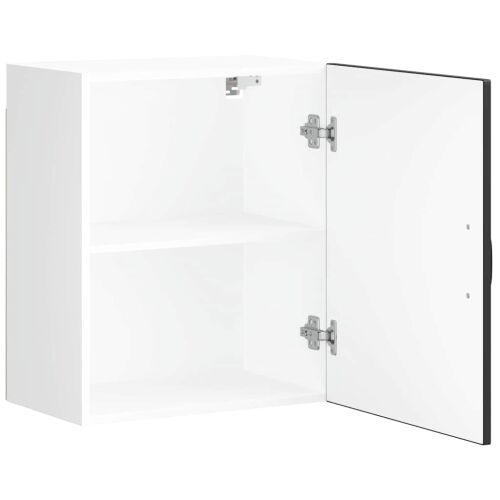 Zidni kuhinjski ormarići 2 kom Lucca Crni inženjerski drvo - Crna 2x zidni ormarić (1 vrata) širine 50 cm visine 60 cm Cijena