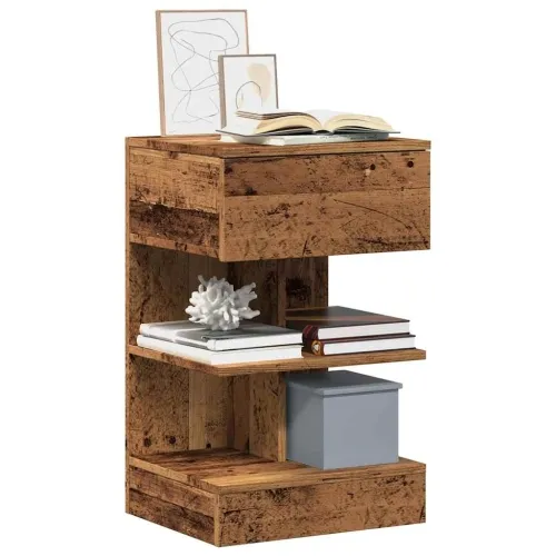 Noćni ormarići 2 kom Staro drvo 40x35x65 cm Konstruirano drvo - Staro drvo 2 Cijena