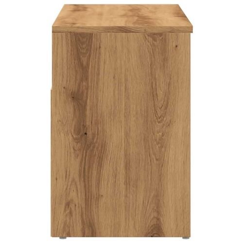 Klupa za cipele obrtnički hrast 80x30x45 cm izrađeno drvo - Hrast artisan 80 x 30 x 45 cm Cijena