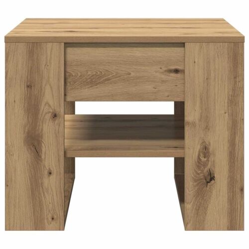 Stol za kavu Artisan hrast 55,5x55x45 cm izrađeno drvo - Hrast artisan Cijena