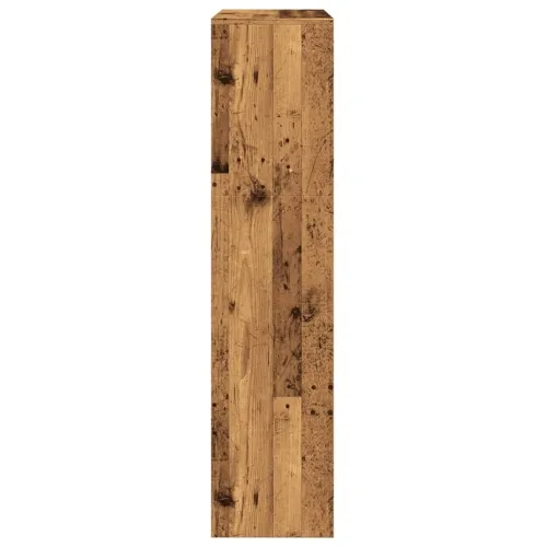 Paravan - Sobna pregrada / regal za knjige 3 razina 123x29x123 cm drveni - Staro drvo 123 cm Cijena