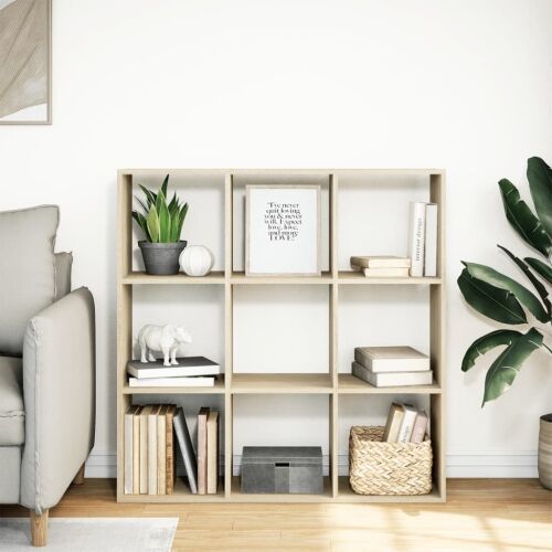 Paravan - Sobna pregrada / regal za knjige 102x29x103,5 cm drveni - sonoma hrast 102 x 29 x 103.5 cm Cijena