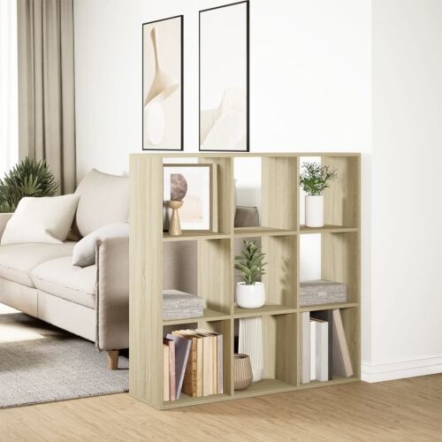 Paravan - Sobna pregrada / regal za knjige 102x29x103,5 cm drveni - sonoma hrast 102 x 29 x 103.5 cm Cijena