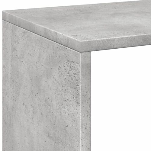 Paravan - Sobna pregrada / regal za knjige sivi 102x29x103,5 cm drveni - Beton siva 102 x 29 x 103.5 cm Cijena