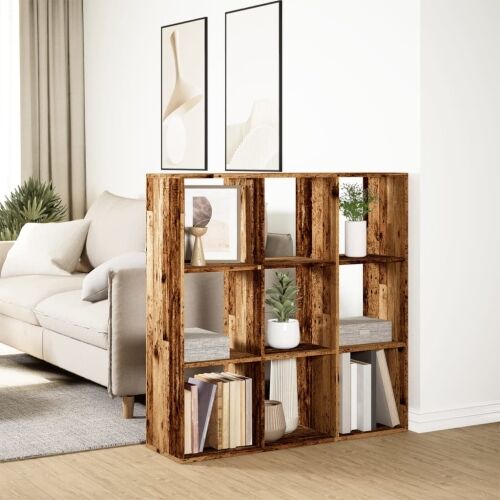 Pregrada / regal za knjige boja drva 102x29x103,5 cm drveni - Staro drvo 102 x 29 x 103.5 cm Cijena