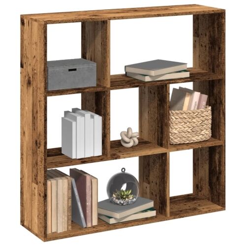 Pregrada / regal za knjige boja drva 102x29x103,5 cm drveni - Staro drvo 102 x 29 x 103.5 cm Cijena