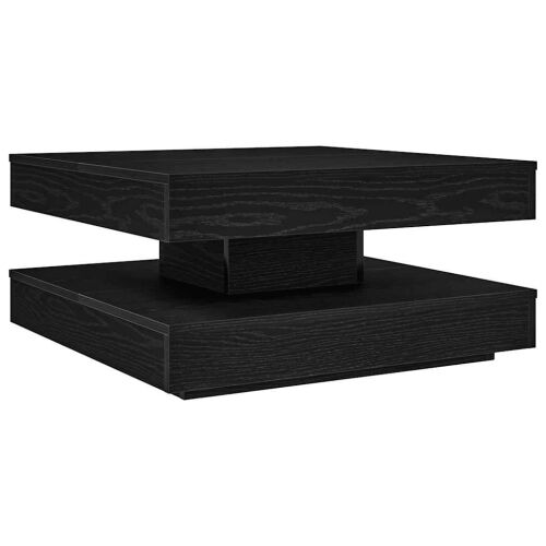 Klub stolić rotirajući za 360 stupnjeva crni 70x70x34,5 cm - Crna 70 x 70 x 34.5 cm Cijena