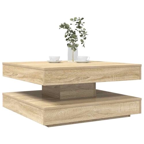 Klub stolić rotirajući za 360 stupnjeva, hrast Sonoma, 70x70x34,5 cm - Sonoma hrast 70 x 70 x 34.5 cm Cijena