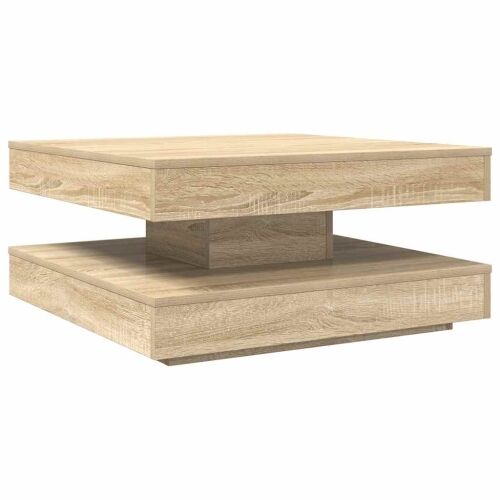 Klub stolić rotirajući za 360 stupnjeva, hrast Sonoma, 70x70x34,5 cm - Sonoma hrast 70 x 70 x 34.5 cm Cijena