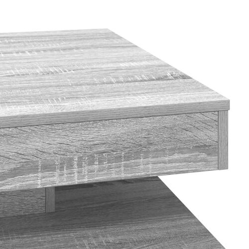 Klub stolić rotirajući za 360 stupnjeva sivi Sonoma 70x70x34,5 cm - Sivi hrast sonoma 70 x 70 x 34.5 cm Cijena