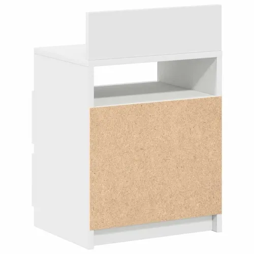 Noćni ormarići 2 kom s 2 ladice bijeli 40x33x60 cm - Bijela 2 Cijena