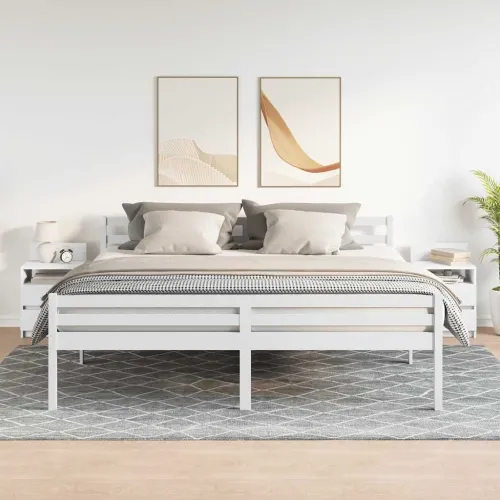 Noćni ormarići 2 kom s 2 ladice bijeli 40x33x60 cm - Bijela 2 Cijena