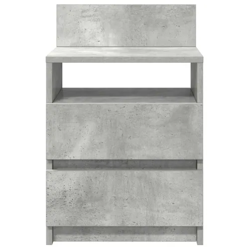 Noćni ormarići 2 kom s 2 ladice betonsko sive boje 40x33x60 cm - Beton siva 2 Cijena