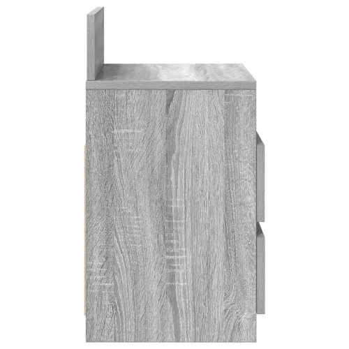 Noćni ormarići 2 kom s 2 ladice sivi Sonoma 40x33x60 cm - Sivi hrast sonoma 2 Cijena