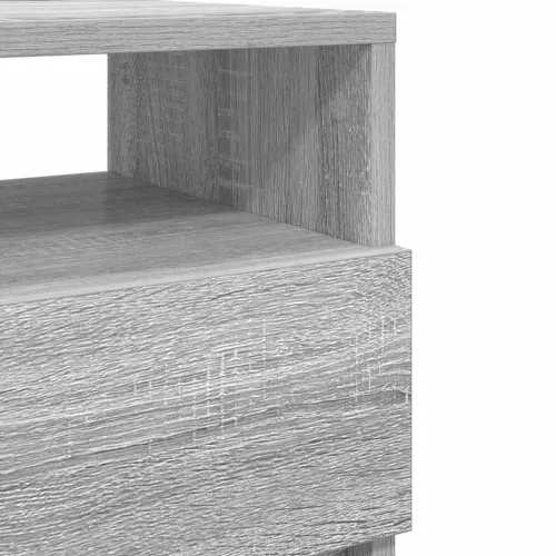 Noćni ormarići 2 kom s 2 ladice sivi Sonoma 40x33x60 cm - Sivi hrast sonoma 2 Cijena