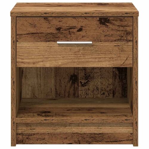 Noćni ormarići 2 kom s ladicama staro drvo 39x28x41 cm - Staro drvo 2 Cijena