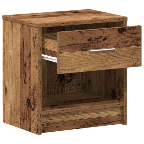 Noćni ormarići 2 kom s ladicama staro drvo 39x28x41 cm - Staro drvo 2 Cijena