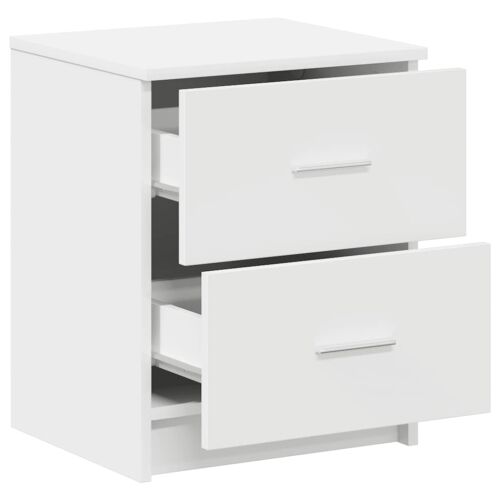 Noćni ormarići 2 kom s 2 ladice bijeli 40x36x50 cm - Bijela 2 Cijena