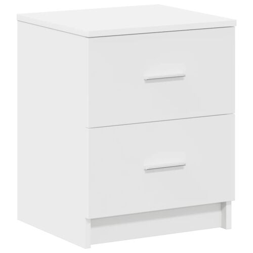 Noćni ormarići 2 kom s 2 ladice bijeli 40x36x50 cm - Bijela 2 Cijena