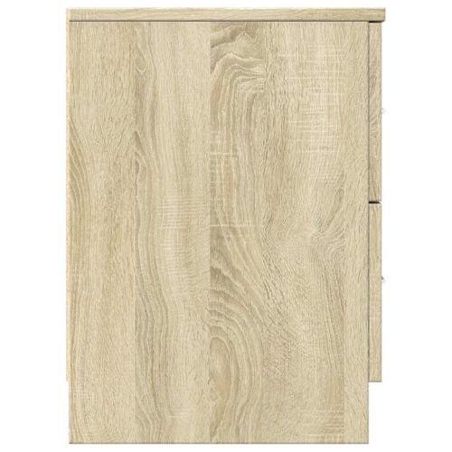 Noćni ormarić s 2 ladice, boja hrasta Sonoma, 40x36x50 cm - Sonoma hrast 1 Cijena