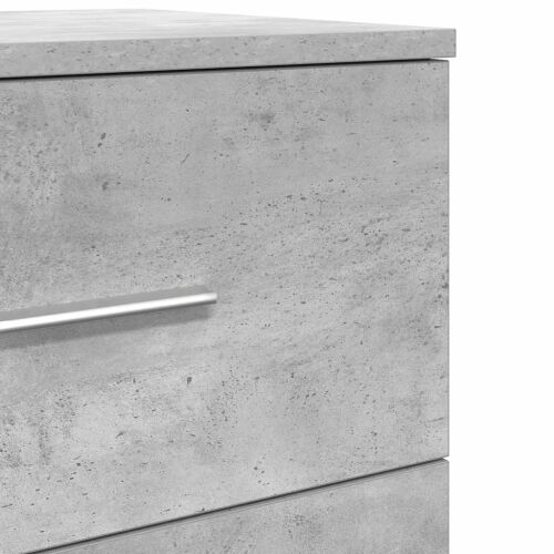 Noćni ormarići 2 kom s 2 ladice betonsko sive boje 40x36x50 cm - Beton siva 2 Cijena