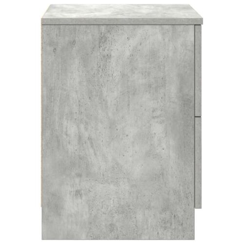 Noćni ormarići 2 kom s 2 ladice betonsko sive boje 40x36x50 cm - Beton siva 2 Cijena