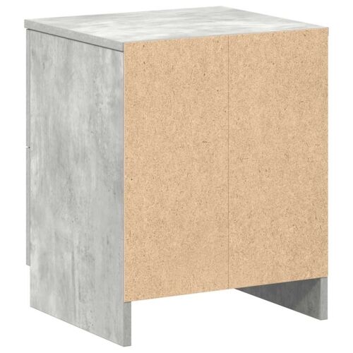 Noćni ormarići 2 kom s 2 ladice betonsko sive boje 40x36x50 cm - Beton siva 2 Cijena