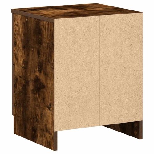 Noćni ormarići 2 kom s 2 ladice dimljeni hrast 40x36x50 cm - Dimljeni hrast 2 Cijena