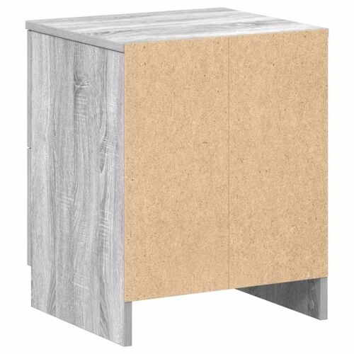 Noćni ormarić s 2 ladice sivi sonoma 40x36x50 cm - Sivi hrast sonoma 1 Cijena